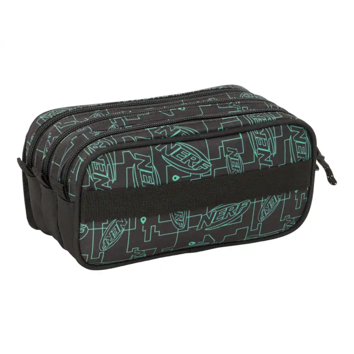 Portatodo Triple Nerf Game Negro 21,5 x 10 x 8 cm 1 Portatodo Triple Nerf Game Negro 21,5 x 10 x 8 cm 1