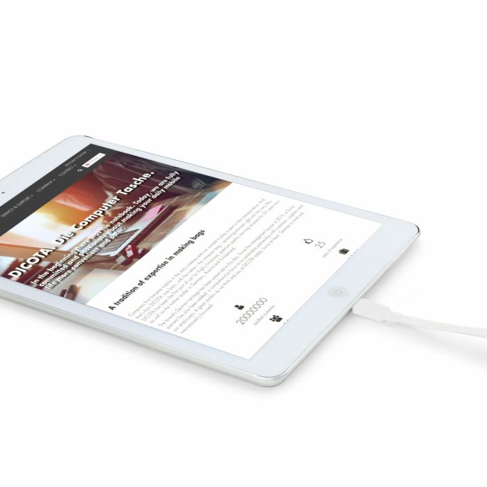N Dicota Desktop 3-Port Charger (65W) white 7