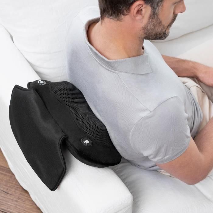 MEDISANA MC 850 - Cojín de masaje Shiatsu para hombros, espalda, piernas y cuello - 2 velocidades - Función calor - Acolchado flexible 1 MEDISANA MC 850 - Cojín de masaje Shiatsu para hombros, espalda, piernas y cuello - 2 velocidades - Función calor - Acolchado flexible 1