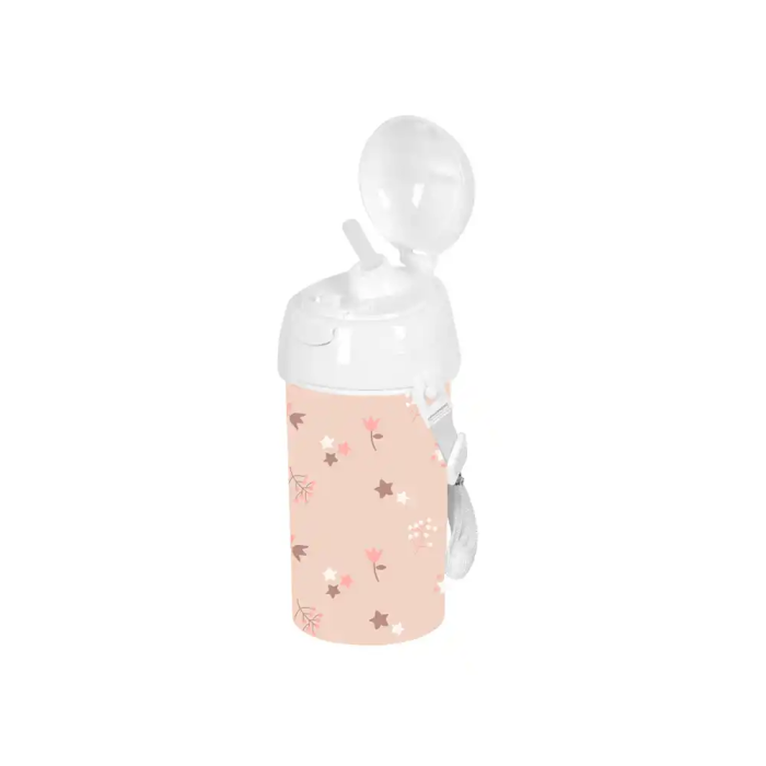 Safta Botella portaliquidos 500 ml apertura automatica con pajita preescolar 1