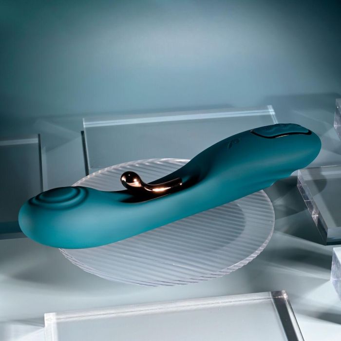 Vibrador Doble Estimulación Evolved Playboy Verde 17