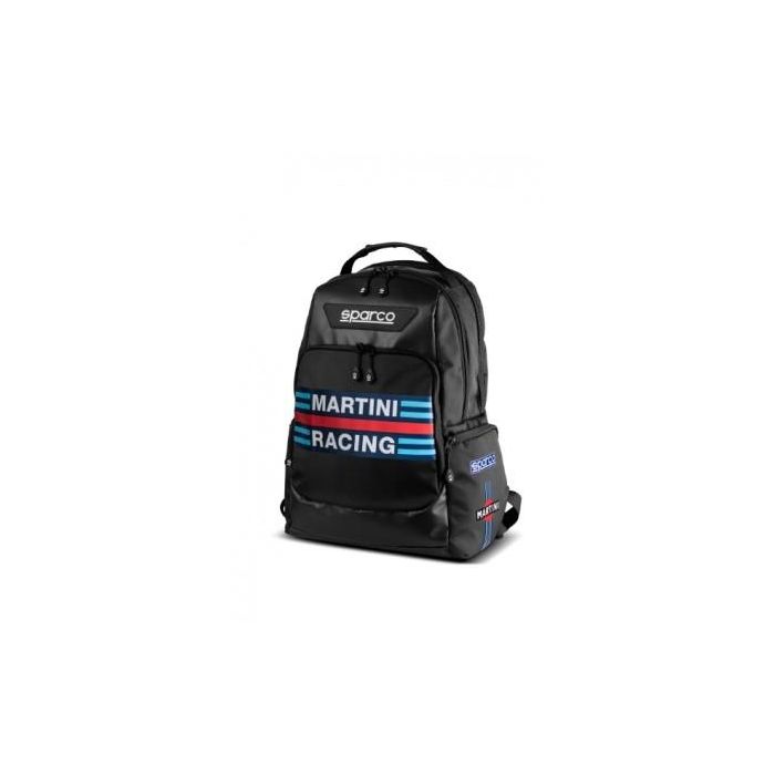 Sparco S016445MRNR Mochila Superstage Martini Racing Negra para Portátil 15.6" y Tablet, 42L, Ergonómica y Espaciosa para Viaje Sparco S016445MRNR Mochila Superstage Martini Racing Negra para Portátil 15.6" y Tablet, 42L, Ergonómica y Espaciosa para Viaje