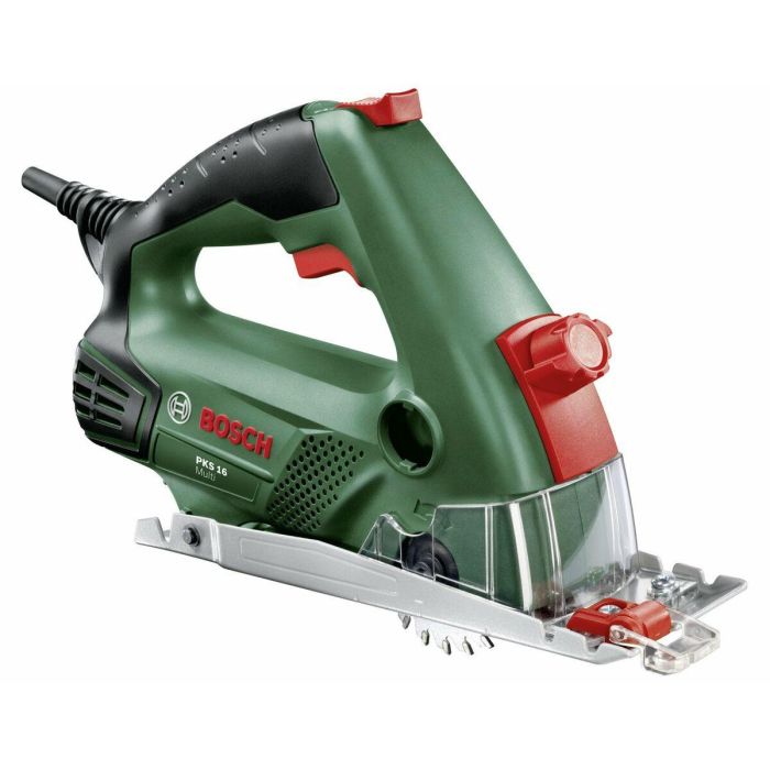 Bosch PKS 16 Multi Sierra Circular Eléctrica, 400W, 65mm Disco, 16mm Profundidad Corte, 6400 rpm, + 3 Hojas 8 Bosch PKS 16 Multi Sierra Circular Eléctrica, 400W, 65mm Disco, 16mm Profundidad Corte, 6400 rpm, + 3 Hojas 8