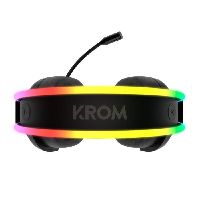 Auriculares Gaming con Micrófono Krom Klaim/ Jack 3.5/ USB 2.0/ Negros 4 Auriculares Gaming con Micrófono Krom Klaim/ Jack 3.5/ USB 2.0/ Negros 4