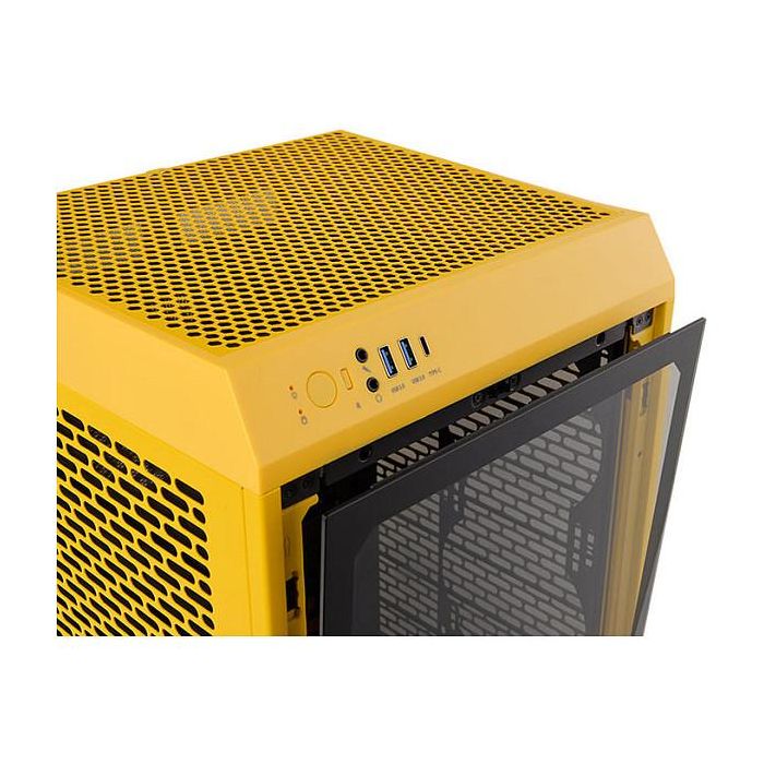 Thermaltake CA-1X9-00S4WN-00 Mini Tower PC Amarillo Cristal Templado Mini-ITX 20cm 5