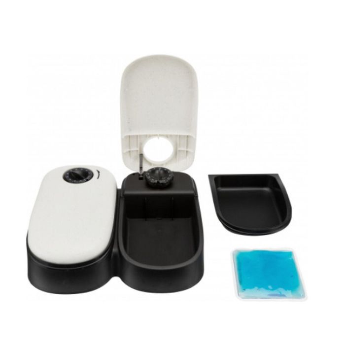 Comedero automático Trixie Blanco Negro Acrílico Plástico 31