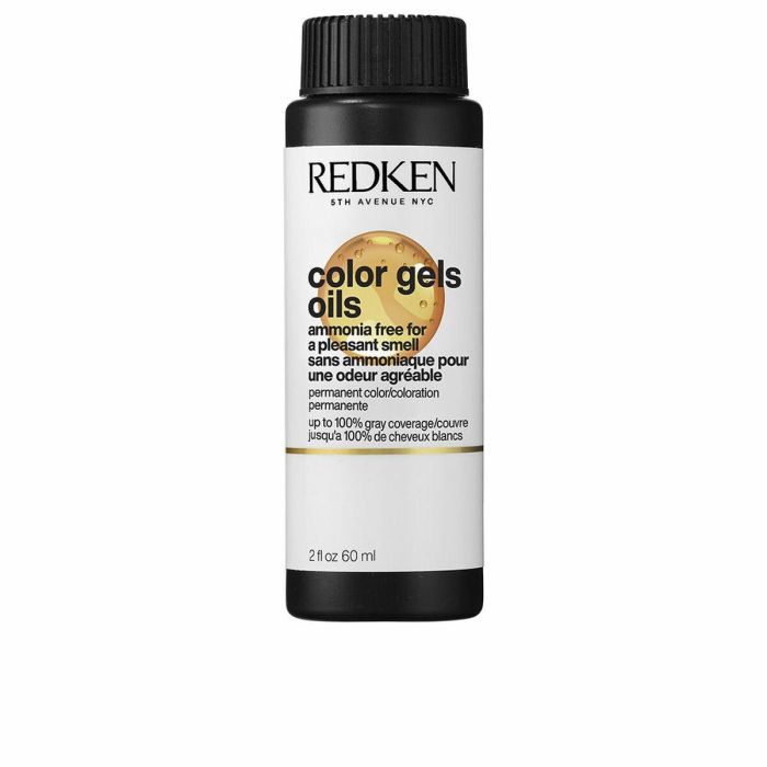 Redken COLOR GEL OILS #9NW - Tinte permanente sin amoníaco, cobertura 100% canas, 3 x 60 ml
