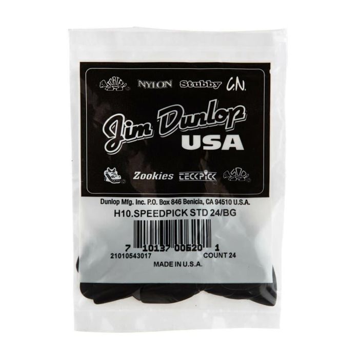 Dunlop Pack 24 Púas Delrin Speedpick Heavy - Ángulo 10º