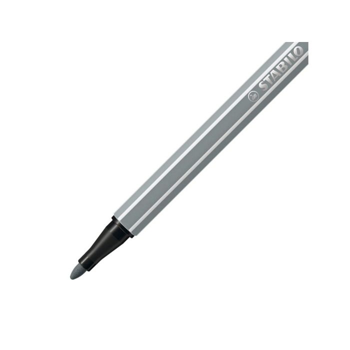 Rotulador Stabilo Acuarelable Pen 68 gris Azulado Claro Punta Gruesa 1 mm 10 unidades 1