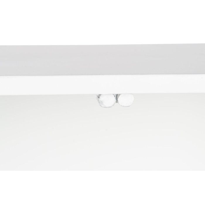 Consola DKD Home Decor Blanco Metal Cristal 120 x 35 x 80 cm 2 Consola DKD Home Decor Blanco Metal Cristal 120 x 35 x 80 cm 2