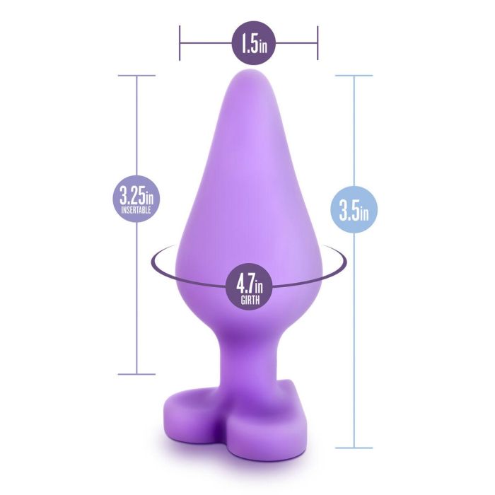 Plug Anal Blush Play with me Morado (8,2 cm) 2