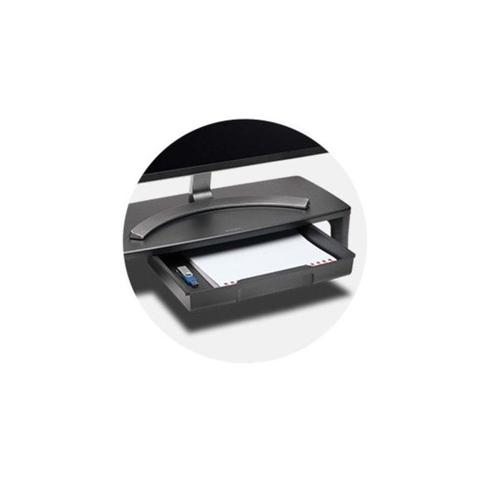 Soporte Monitor Kensington Smartfit Con Cajon Negro