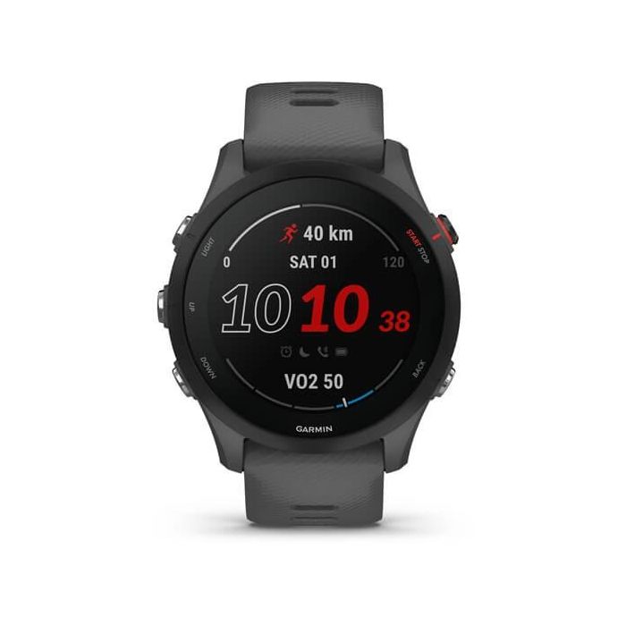 Garmin Forerunner 255 Reloj GPS Deportivo Smartwatch Gris con Monitor de Frecuencia Cardíaca y Resistencia al Agua 1