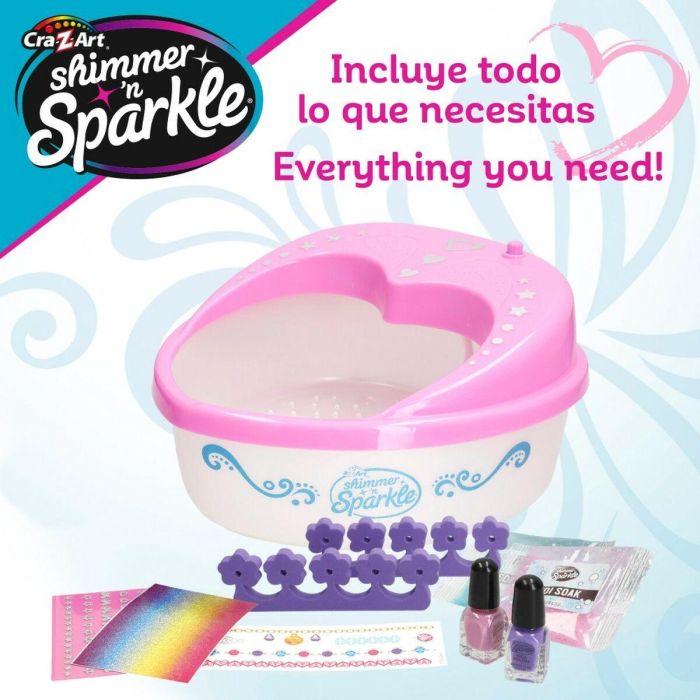 Shimmer N Sparkle Spa Pies 5 en 1 con Luz, Juguete para Niños 3+ Años 1 Shimmer N Sparkle Spa Pies 5 en 1 con Luz, Juguete para Niños 3+ Años 1
