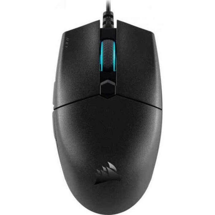 Corsair CH-930C011-EU Ratón Gaming KATAR PRO, LED RGB, 12400 DPI, Óptico, Ultraligero 69g, Diseño Simétrico Compacto, Negro