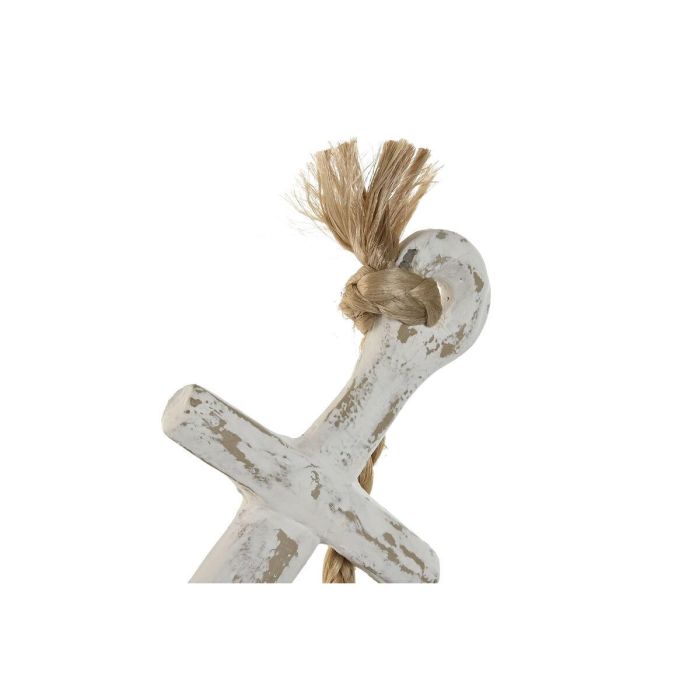 Figura Decorativa Home ESPRIT Blanco Ancla Mediterráneo Decapé 31 x 7,5 x 40 cm 2 Figura Decorativa Home ESPRIT Blanco Ancla Mediterráneo Decapé 31 x 7,5 x 40 cm 2