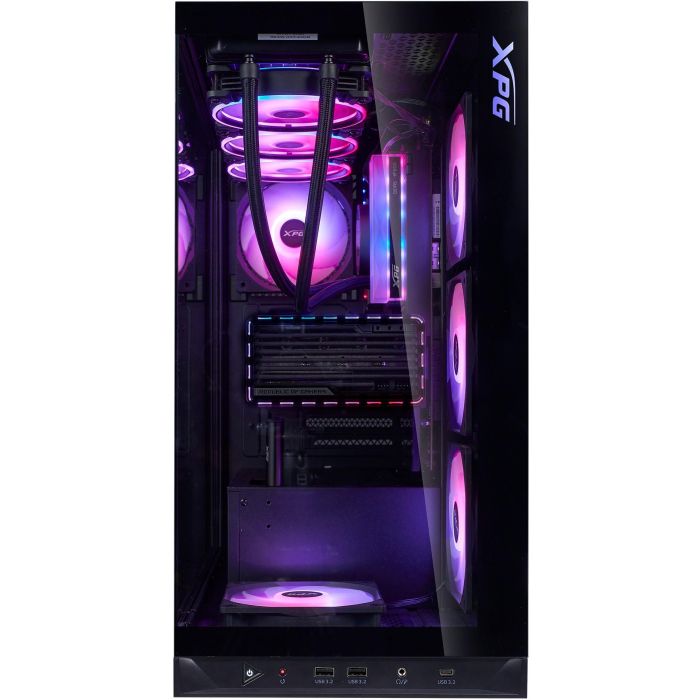 ADATA Invader X BTF ATX Midi Tower Negro 5x120mm ARGB USB C 4