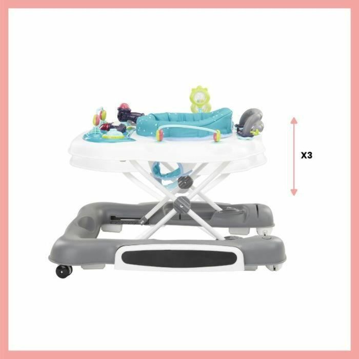 Babymoov Andador Evolutivo 5 en 1: Andador, Empujador, Columpio, Asiento 360° Acolchado y Parque Infantil. Desde 6 Meses 1 Babymoov Andador Evolutivo 5 en 1: Andador, Empujador, Columpio, Asiento 360° Acolchado y Parque Infantil. Desde 6 Meses 1