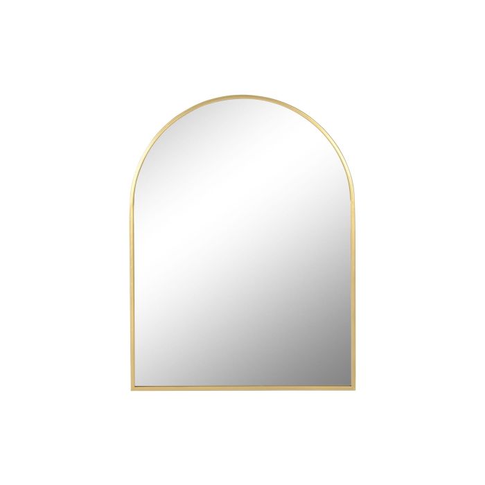 DKD Home Decor Espejo Dorado con Diseño Ventana de Hierro y Cristal 85 Alto x 65 Ancho cm Glam (2 Unidades)
