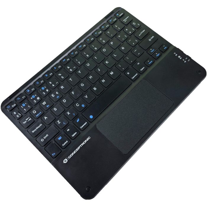 Conceptronic Teclado Inalámbrico Bluetooth Español QWERTY 10" Tenkeyless Multi-dispositivo Recargable Negro 1