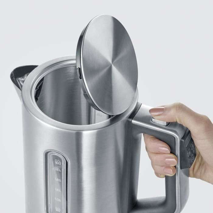 Hervidor SEVERIN WK3418 1,7 L con temperatura ajustable hasta 100 ° C, pasos de 5 ° C, pantalla LCD, sin bisfenol A, base 360 °, acero inoxidable 3 Hervidor SEVERIN WK3418 1,7 L con temperatura ajustable hasta 100 ° C, pasos de 5 ° C, pantalla LCD, sin bisfenol A, base 360 °, acero inoxidable 3