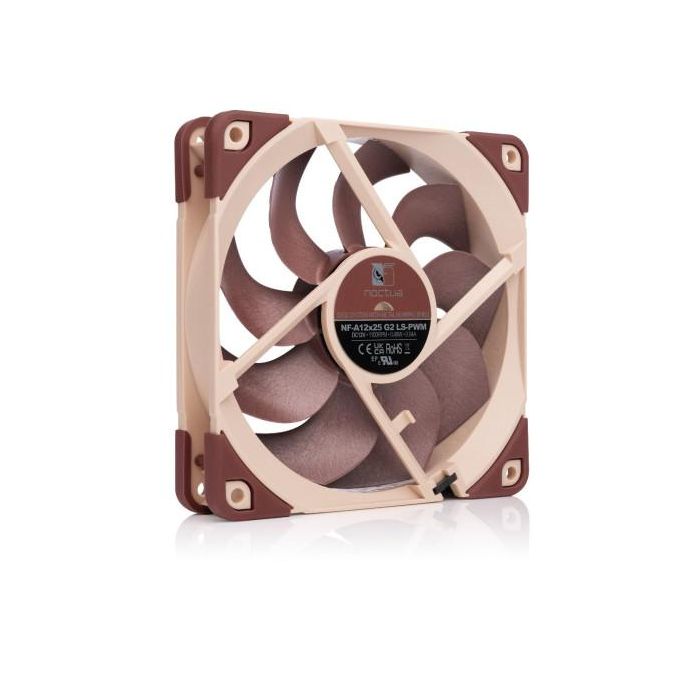 Noctua NF-A12x25 G2 LS-PWM Ventilador de 12cm, 1100 RPM, PWM, Cojin SSO, Color Beige 1