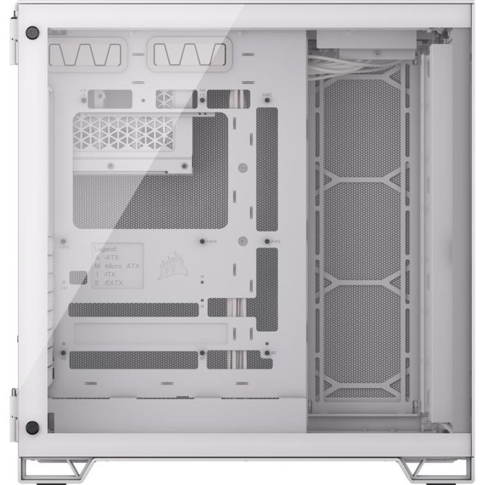 Corsair 6500D AIRFLOW Caja de PC MID-TOWER Blanca CC-9011260-WW - Flujo de Aire Excepcional, Diseño de Cámara Doble 3