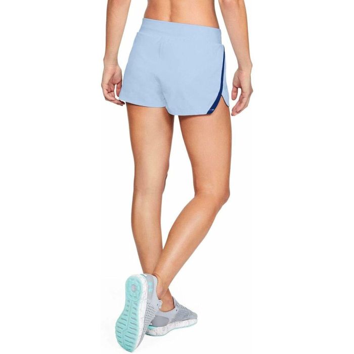 Pantalones Cortos Deportivos para Mujer Under Armour Celeste 3