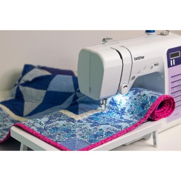 Brother FS70WTx Máquina de coser electrónica con 70 puntadas, enhebrador de agujas, pantalla LCD, brazo libre y amplio espacio de trabajo. 2 Brother FS70WTx Máquina de coser electrónica con 70 puntadas, enhebrador de agujas, pantalla LCD, brazo libre y amplio espacio de trabajo. 2