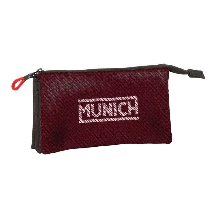 Bolso Escolar Portatodo Safta Triple Munich Vulcan 120x220x30 mm Bolso Escolar Portatodo Safta Triple Munich Vulcan 120x220x30 mm