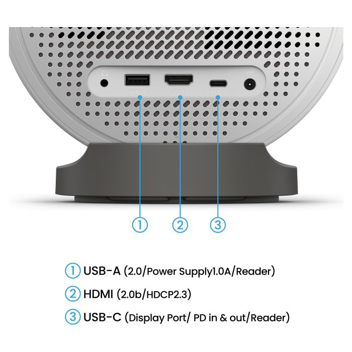 BenQ GV50 9H.JSR77.59E Videoproyector, Proyector de alcance estándar, 500 lúmenes ANSI, DLP, 1080p (1920x1080), Blanco