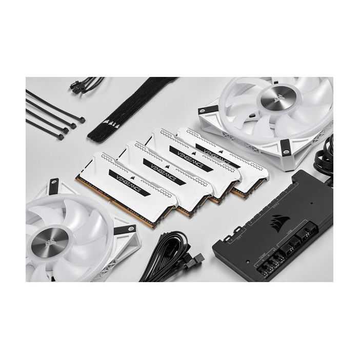 Corsair CMH32GX4M4D3600C18W Vengeance RGB PRO SL - Kit de memoria RAM 32 GB (4x 8 GB) DDR4 3600MHz Intel XMP 6 Corsair CMH32GX4M4D3600C18W Vengeance RGB PRO SL - Kit de memoria RAM 32 GB (4x 8 GB) DDR4 3600MHz Intel XMP 6