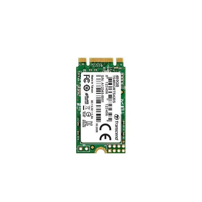 Transcend SSD 480GB M.2 2242 SATA3 B+M Key TLC