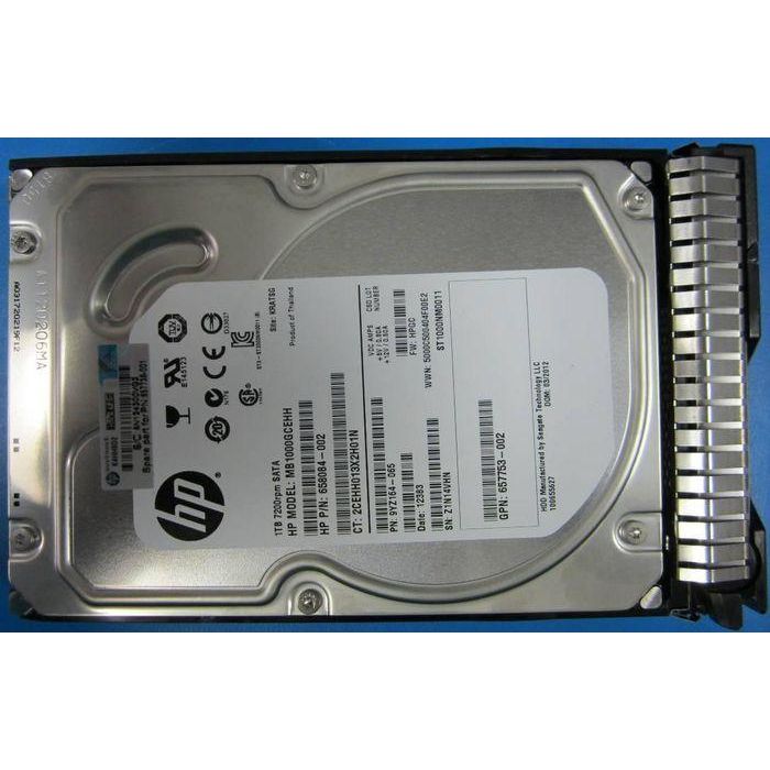 Hewlett Packard Enterprise 1TB 6G SATA 7200 RPM LFF (3.5-inch) SC Midline (MDL) Hard Drive 1 Hewlett Packard Enterprise 1TB 6G SATA 7200 RPM LFF (3.5-inch) SC Midline (MDL) Hard Drive 1