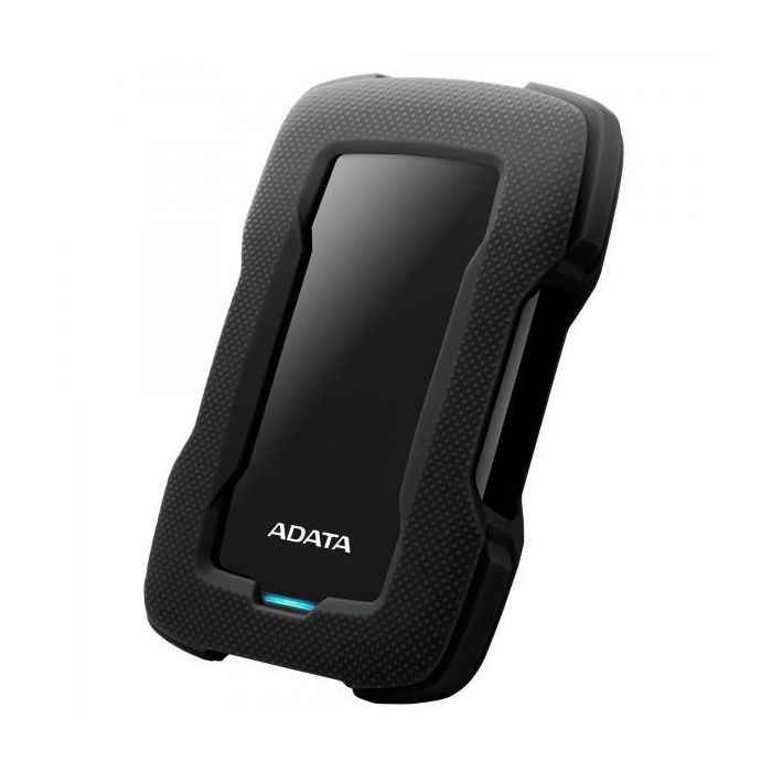 ADATA HD330 Disco Duro Externo 1 TB USB 3.1 Antigolpes Robusto con Carcasa de Silicona y Cifrado AES 256-bit Color Negro 1