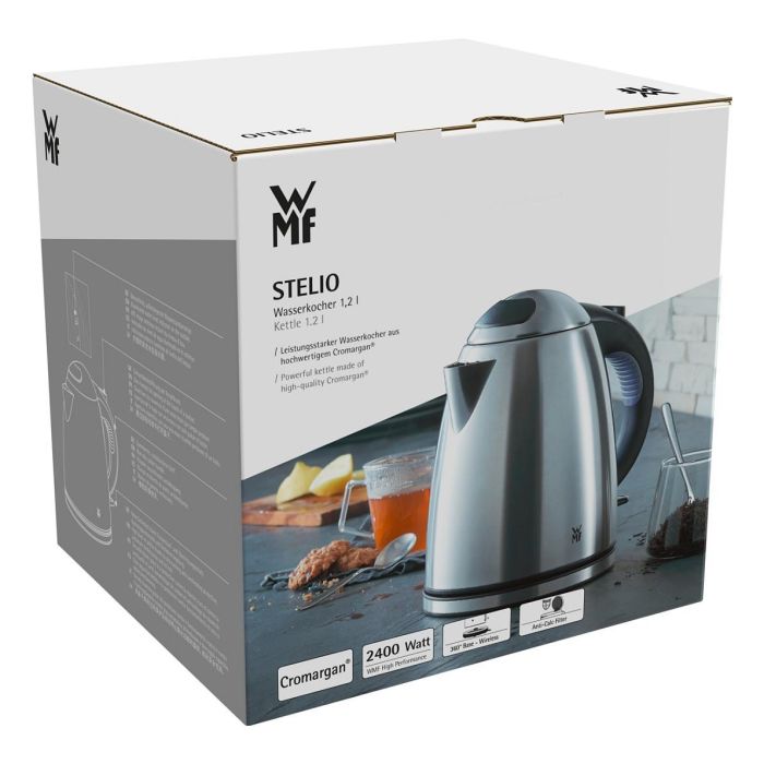 Hervidor WMF Stelio WMF Negro Gris 2400 W 1,2 L Acero Inoxidable 9 Hervidor WMF Stelio WMF Negro Gris 2400 W 1,2 L Acero Inoxidable 9