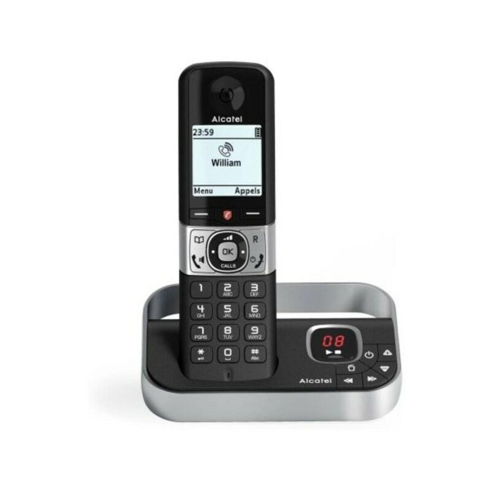 Teléfono Inalámbrico Alcatel ATL1422856 1,8" Negro Blanco Negro/Plateado Teléfono Inalámbrico Alcatel ATL1422856 1,8" Negro Blanco Negro/Plateado