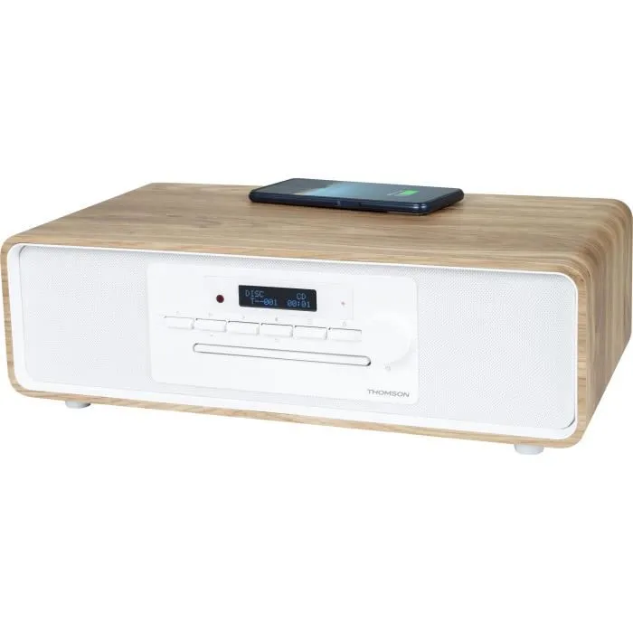 Thomson THO1722425119940 Microsistema Bluetooth CD/MP3/USB/Radio FM/DAB+ 75W Pantalla LCD Mando a distancia