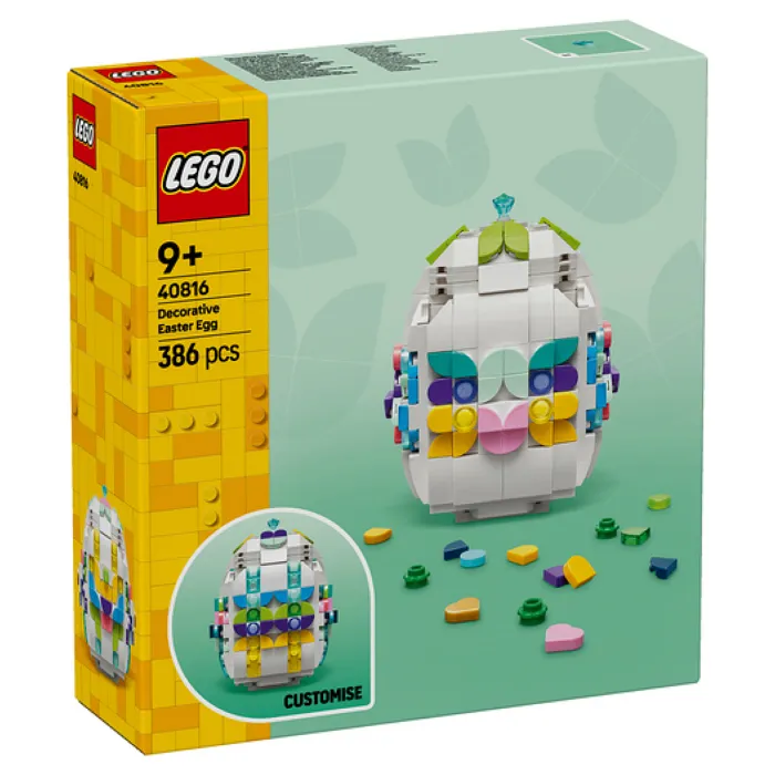 LEGO 40816 Huevo de Pascua Decorativo, Modelo de Construcción, Nuevo