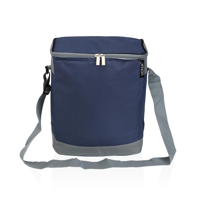Fiambrera Isotérmica Versa 14L Gris y Azul 25x30x15 cm (2 Unidades) 1 Fiambrera Isotérmica Versa 14L Gris y Azul 25x30x15 cm (2 Unidades) 1