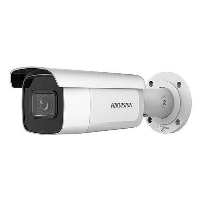 Hikvision Cámara IP Bullet 2M AcuSense 2.8-12mm Antivandálica IR60 WDR H.265+ IK10 IP67 PoE Audio Alarma