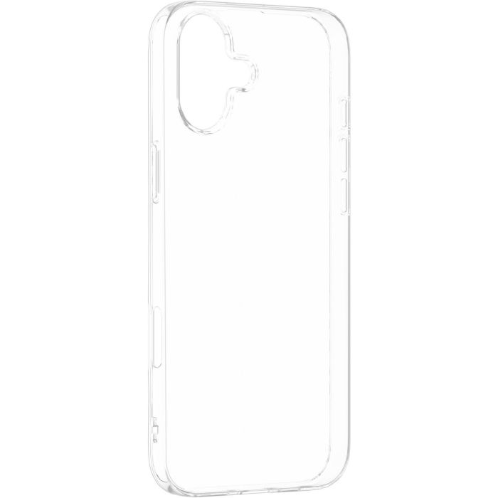 eSTUFF Funda TPU Infinite Vienna para iPhone 16 Transparente - 100% Plástico Reciclado Certificado GRS 4