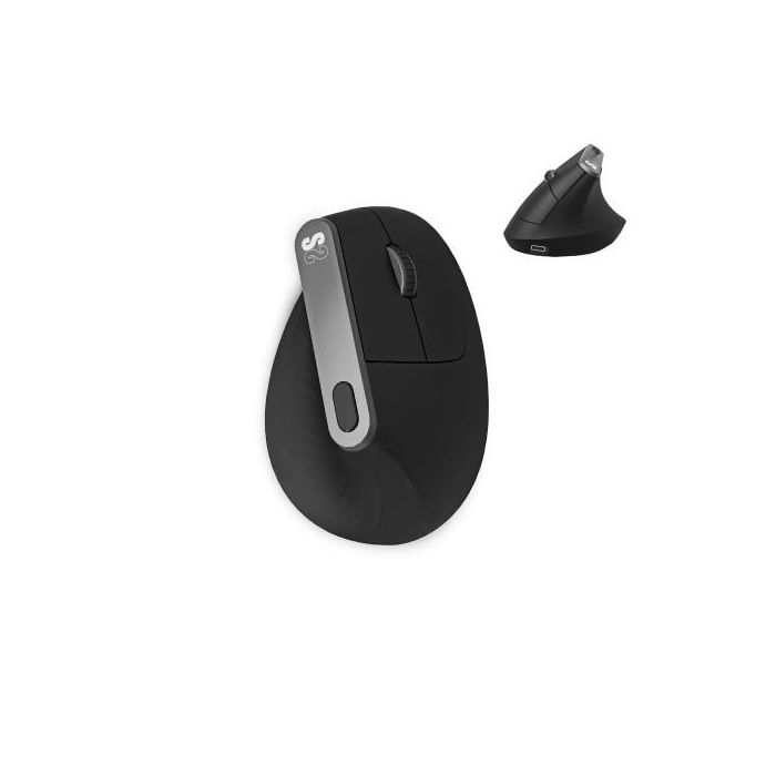 SUBBLIM NATURE VERTICAL ERGO DUAL MOUSE BATTERY BLACK