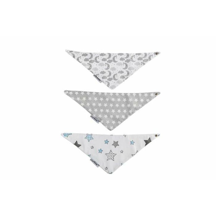 Set de Baberos Stars 42 x 16 cm 3 Piezas Set de Baberos Stars 42 x 16 cm 3 Piezas
