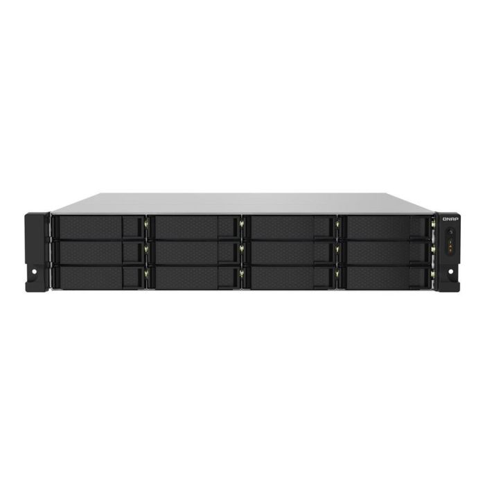 Qnap Servidor NAS Ts-1232Pxu-Rp 12 Bahías 4GB DDR4 RAID 0,1,5,6,10,50,60,JBOD Gigabit Ethernet