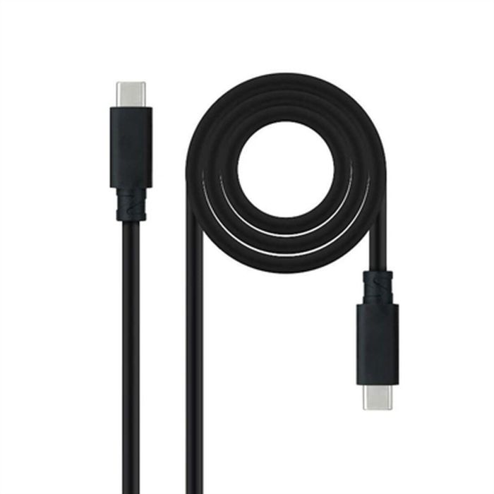 Cable USB-C NANOCABLE 10.01.4102 Negro 2 m 0 Cable USB-C NANOCABLE 10.01.4102 Negro 2 m 0