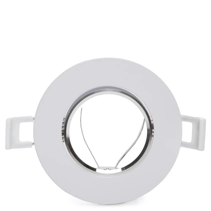 Aro Foco Downlight Circular Blanco 92MM Empotrable para GU10/GX53 0 Aro Foco Downlight Circular Blanco 92MM Empotrable para GU10/GX53 0