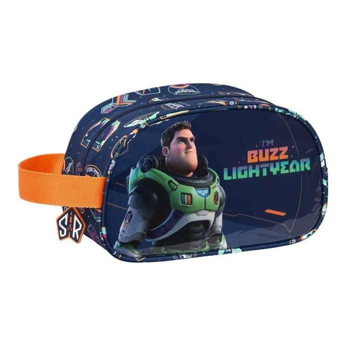 Neceser Escolar Buzz Lightyear Azul marino 26 x 15 x 12 cm Neceser Escolar Buzz Lightyear Azul marino 26 x 15 x 12 cm