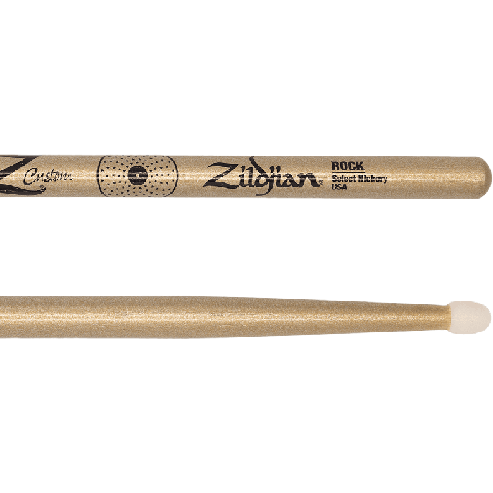 Baquetas Zildjian Z Custom Le - Rock Nylon Gold Chroma 3 Baquetas Zildjian Z Custom Le - Rock Nylon Gold Chroma 3