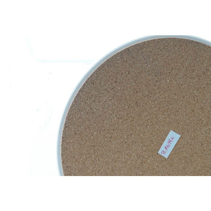 DKD Home Decor Salvamantel Moderno Terrazo Dolomite Corcho Multicolor Azul 20x20x1 cm (12 Unidades) 1